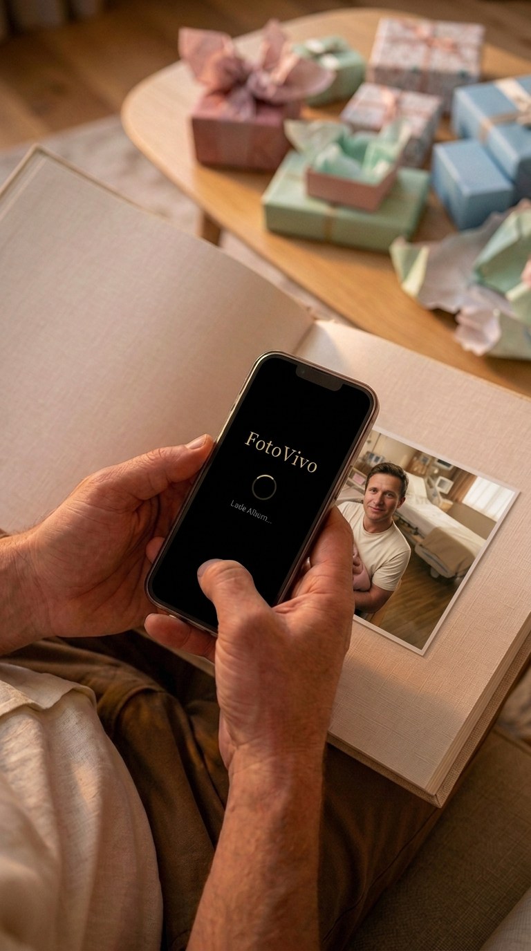 FotoVivo App auf dem Smartphone